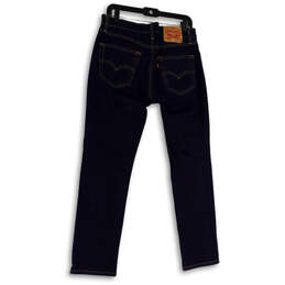Mens Blue 511 Denim Dark Wash Pockets Slim Fit Skinny Leg Jeans Size 32X30 alternative image