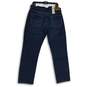 NWT Mens Dark Blue Denim Medium Wash Stretch Straight Leg Jeans Size 34x30 image number 2