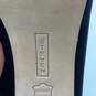 NIB Womens Bambu Black Suede Pointed Toe Slip-On Block Pump Heels Size 8.5 image number 7