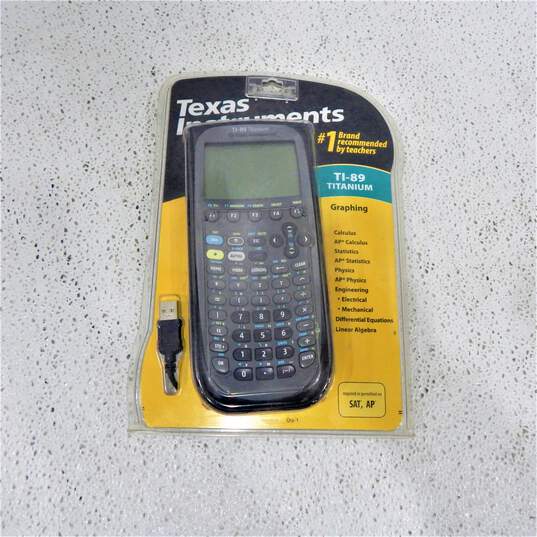 Sealed Texas Instruments TI-89 Titanium Graphing Calculator image number 1