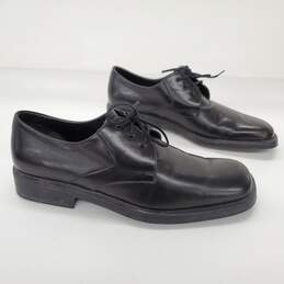 Salvatore Ferragamo Black Leather Men's Dress Shoes Size 8.5