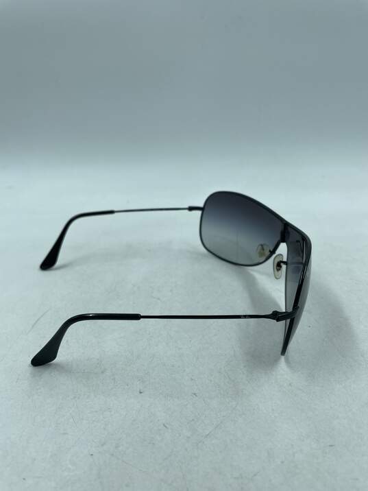 Ray-Ban Black Large Shield Sunglasses image number 5