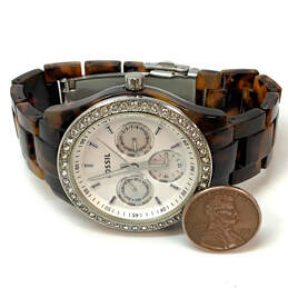 Designer Fossil Stella ES-2456 Chronograph Round Dial Analog Wristwatch alternative image