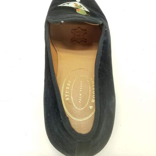 Stubb & Wootton Velvet Martini Loafers Navy 7.5 image number 7