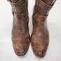 BedStu Women's 'Blanchett' Distressed Brown Leather Buckle Boots Size 9 image number 3