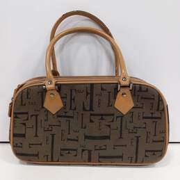 EL Brown Canvas Handbag alternative image