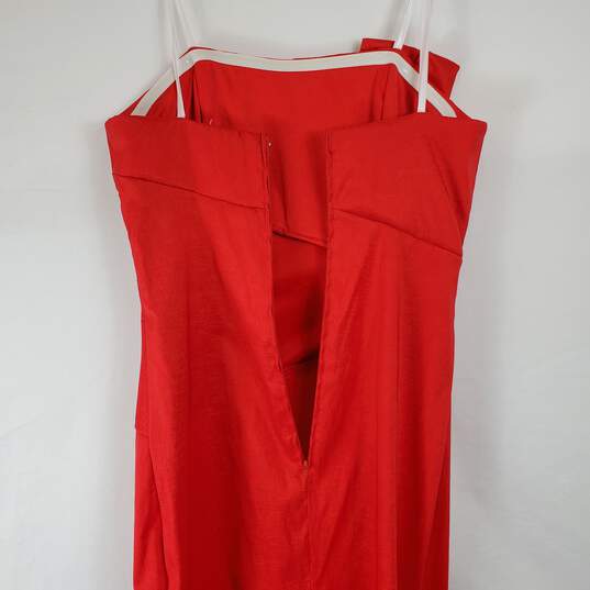 Betsy & Adam Women Red Slip Dress NWT sz 8 image number 4
