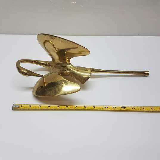Swan Sculptures Brass Bird Figurine image number 4