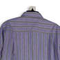 NWT Mens Blue Long Sleeve Spread Collar Button-Up Shirt Size M image number 4