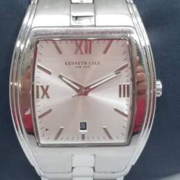 Kenneth Cole 38mm Roman Numeral Glow Hands Stainless Steel Watch alternative image