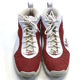 Signed Reebok Men's A.I Answer III White + Flash Red Basketball Shoes Sz. 12 alternative image