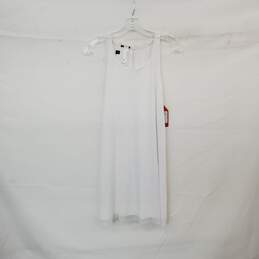 Oiselle White Mio Mesh Lined Midi Dress WM Size 2 NWT