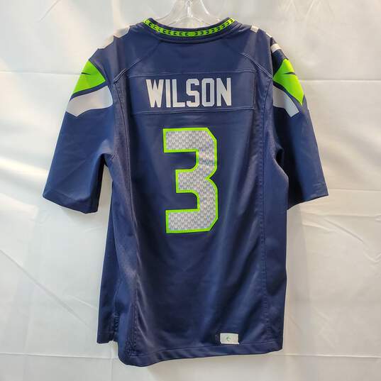 Nike NFL Seattle Seahawks Super Bowl XLVIII Russell Wilson Football Jersey Size M image number 2