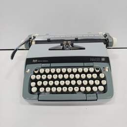 Vintage Smith Corona Galaxie Twelve Baby Blue Typewriter w/ Case alternative image
