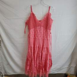 Connected Apparel Pink Sleeveless Dress Women's Size XL