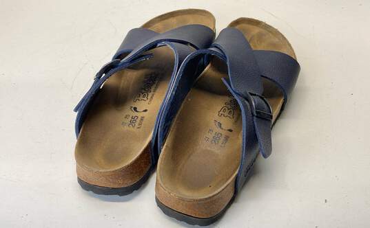 Birki's Women's Navy Cross Strap Comfort Sandals Size 10 image number 5
