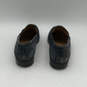 Mens Black Leather Moc Toe Fashionable Slip-On Loafer Shoes Size 8 image number 7