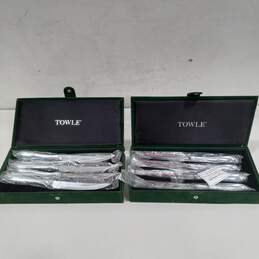 Towle  Stainless Steel  Steak Knives & Case