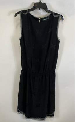 Zadig & Voltaire Womens Black Silk Sleeveless Fit & Flare Dress Size Medium
