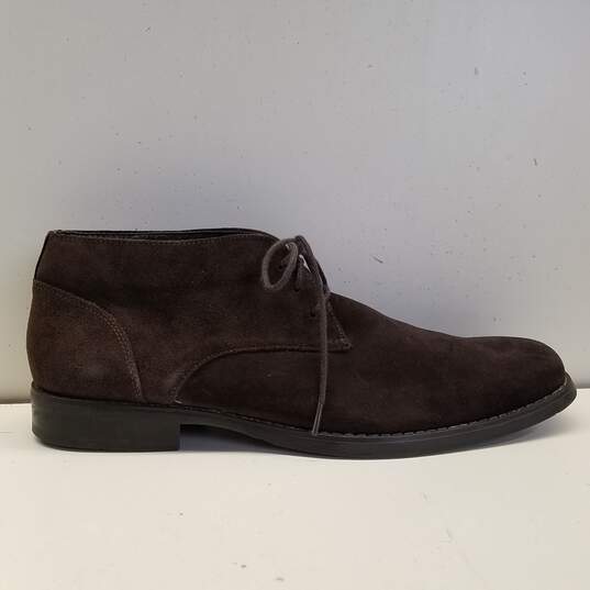 Calvin Klein Brown Suede Lace Up Ankle Boots Men's Size 10.5M image number 1