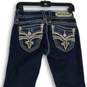 Rock Revival Womens Blue Denim Medium Wash 5-Pocket Design Skinny Jeans Size 27 image number 4