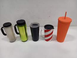 5pc. Lot of Assorted Starbucks To-Go Tumblers alternative image