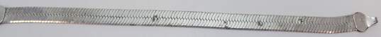 Artisan 925 & Vermeil Wide Herringbone Braided Fancy Cable Greek Key & Box Chain Bracelets Variety 38.3g image number 6