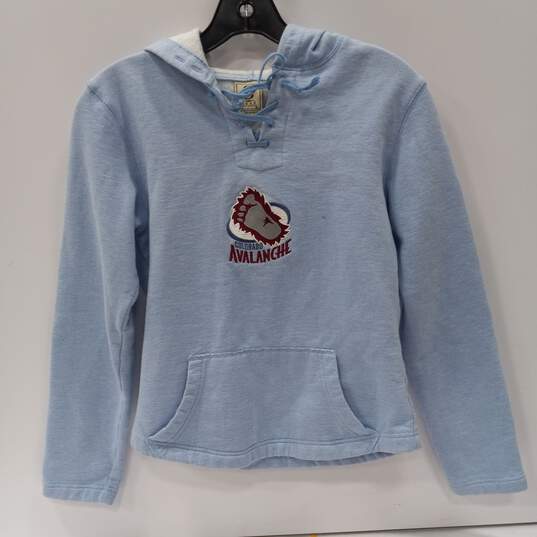 G Gear for Sports Girls Colorado Avalanche Embroidered Logo Pullover Hoodie Size M image number 1