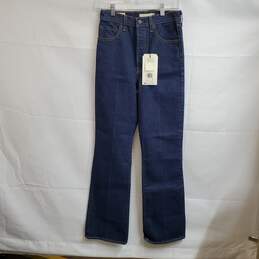 Levi's Ribcage Boot Jeans Dark Wash High Key Premium Denim Rigid High Rise Sz 26