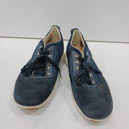 Men's Navy & Brown Geox Respira Shoes Size 10