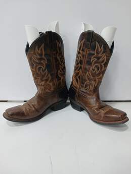Laredo Brown Leather Western Boots Men's Size 9.5D alternative image