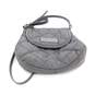 Marc Jacobs Gray Quilted Natasha Crossbody Messenger Women's Bag Purse with COA image number 5