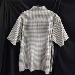Timberland Men's Gray Plaid Short Sleeve Button-Up Shirt Size XL alternative image