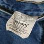 Carhartt Men's Relaxed Fit Work Blue Jeans Size 42x34 image number 4