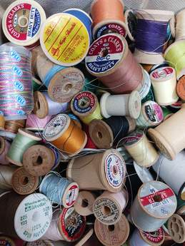 Bundle of Assorted Spools of Thread