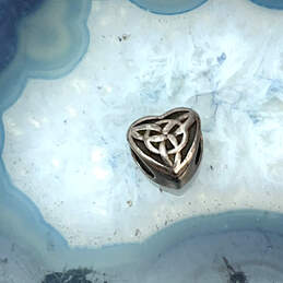 Designer Pandora 925 Sterling Silver Celtic Triquetra Beaded Heart Charm