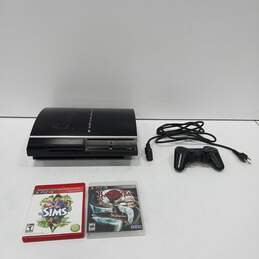 Black Sony PlayStation 3 Console Game Bundle