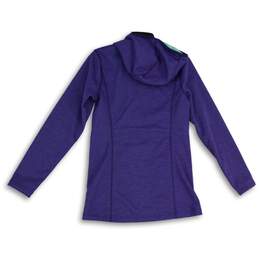 NWT The North Face Womens Haldee Raschel Purple Blue Hooded Parka Jacket Size S alternative image