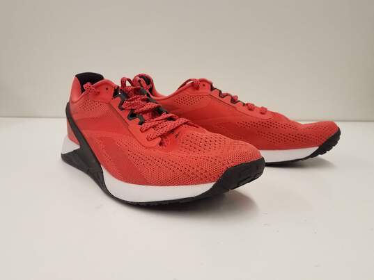 Reebok Nano X1 Cross Trainer Orange Knit Sneakers Men's Size 11.5 image number 1