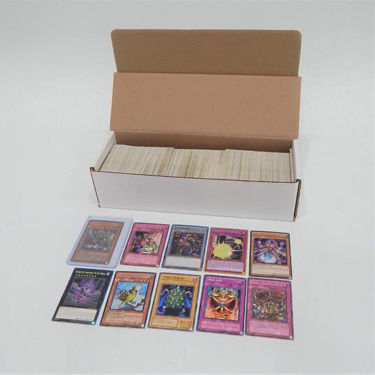 3.2lbs of Yugioh TCG Cards Bulk with Foils and Rares image number 1