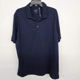 Navy Blue Collared Shirt