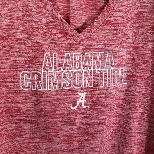 Womens Alabama Crimson Tide Football Pullover T-Shirt Size XL (16-18) image number 3