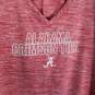 Womens Alabama Crimson Tide Football Pullover T-Shirt Size XL (16-18) image number 3