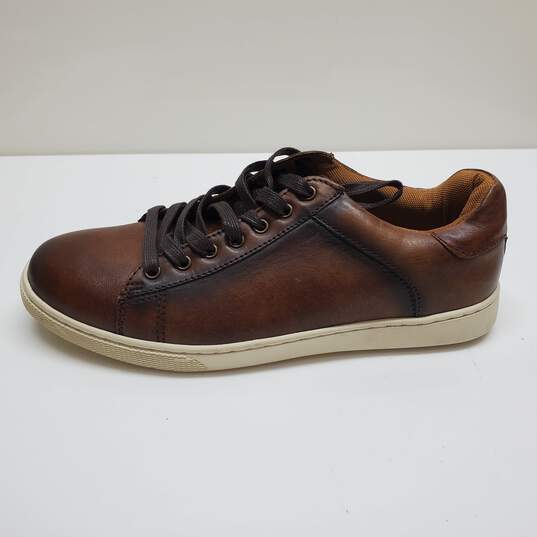 Steve Madden P-Sabel Men's Size 8 Brown Leather Comfort Marbled Dress Shoes image number 3