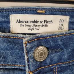 Abercrombie & Fitch Women High Rise Skinny Jean Sz 30 NWT alternative image