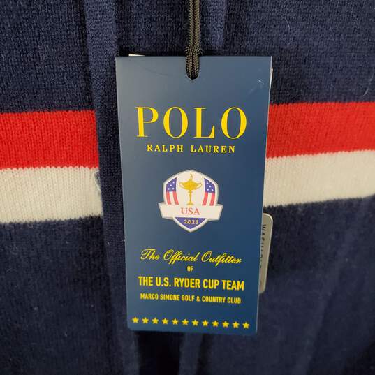 Polo Ralph Lauren Women Blue Golf Ryder Cup Sweater XS NWT image number 5
