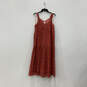 NWT Womens Red Abstract Sleeveless Sweetheart Neck Maxi Dress Size Small image number 2