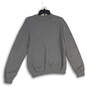 Mens Gray Crew Neck Long Sleeve Knit Pullover Sweater Size Medium image number 2