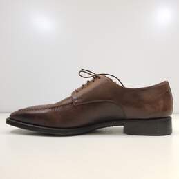 Santoni Italy Brown Leather Oxford Dress Shoes Men's Size 11 D alternative image