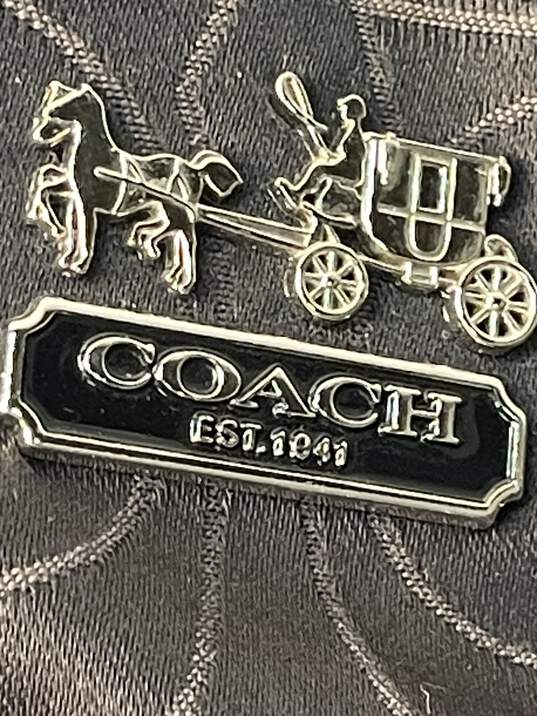 Certified Authentic Coach Black Bowler Hand Bag image number 3